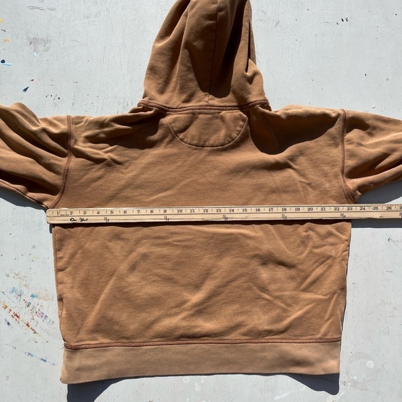 Women's American Eagle Sweatshirt Beige Spell-Out XS Casual College Preppy City - Picture 13 of 16